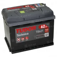 TUDOR Technika (62 Ah) 540 A, 12 V Обратная, R+ L2