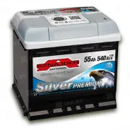 SZNAJDER Silver (55 Ah) 540 A, 12 V Обратная, R+ L1