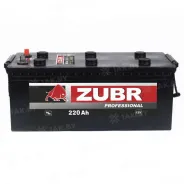 Zubr Professional 220 Ah, 1300 A, 12 V, Прямая полярность, L+, D5